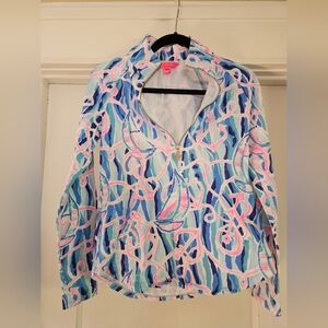 Lilly Pulitzer Reel Nauti Skipper Popover
